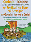 visuel affiche festival livre bretagne