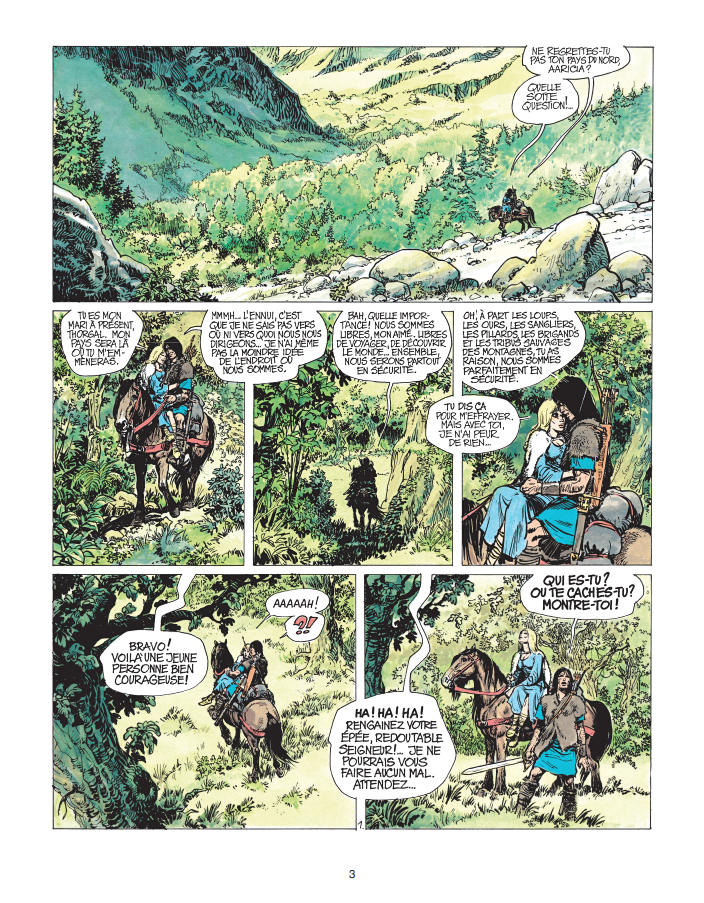 planche thorgal tome 3 vieillards aran